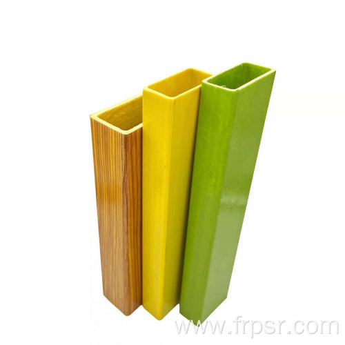 high quality fiberglass frp rectangular hollow tube